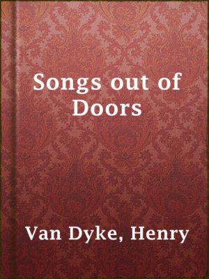 Songs out of Doors - ebook